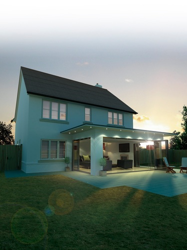 The Home Extensions Company® specialise in single storey, one or two room, contemporary house extensions built using SIPs, nationwide.