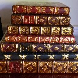 I a bookbinder, a rare book dealer, a reader and a writer. Books, books, everywhere.
