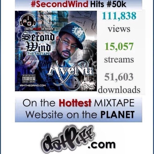 #SecondWind at 50k. Second Wind 2.0 coming soon...I write Timeless Epic shit... I Am The Grind Ent Network #IAG
