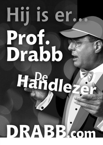 Professor Drabb, s'werelds beste handlezer.Vier wereldrecords en gemiddeld 79% juist.Heeft een cd, boek op zijn naam staan.