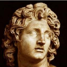 Alejandro III de Macedonia: Diós, hijo de Zeus, aunque mi padre adoptivo era Filipo II. Someteos y postraos ante el Rey de Reyes, Alejandro Magno.