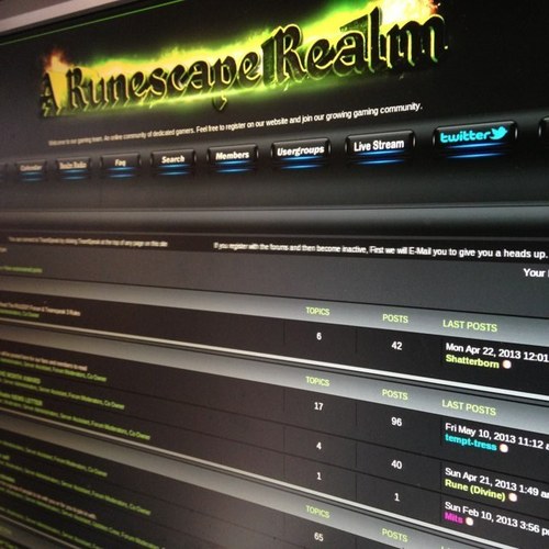 ARuneScapeRealm's profile picture. Welcome to ARSR - Where little girls chase demons, gamers meet bacon, creepers are around every corner, galaxies explode and TeamSpeak is a laugh riot.