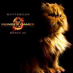 ``Cuando Buttercup murió, los hijos de Katniss lo encontraron dormido bajo el rosal de primroses``