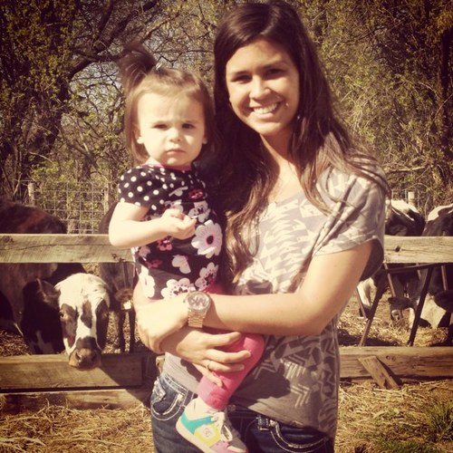loving every second with my baby girl morgan marie :)