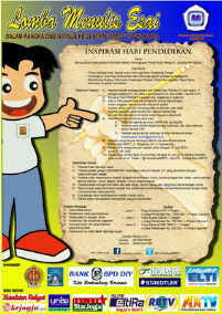 LombaEsaiMMTC's profile picture. Official Twitter Lomba Esai #InspirasiHariPendidikan dalam rangka Dies Natalis Ke 28 Sekolah Tinggi Multi Media “MMTC” Yogyakarta | s/d 15 Juni 2013 | FREE!