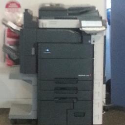 Full time Konica Minolta photocopier and printer at CC.