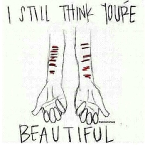 You are all beautiful no matter what anyone says. a girl who cuts and loves music. I hate bullying and im here for all of you .