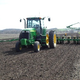 corn and soybean farmer. grain trader