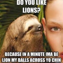 RapeSlothQuotes's profile picture. Official Rape Sloth Twitter