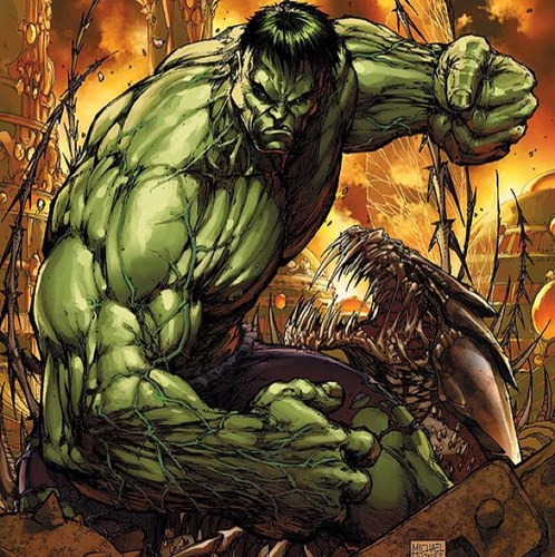 My name is Bruce Banner. Some say I am a person of two personalities. That won't happen unless you make me angry.{RP}