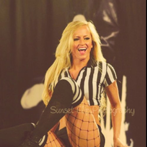 The Blond hottie from NXT here. Currently found dancing beside of Fandango. Hottest thing in WWE today! Summer school is now in session.