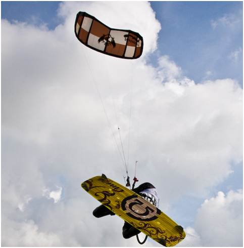 seo copywriter plus kiteboarder on sea #seocopywriter