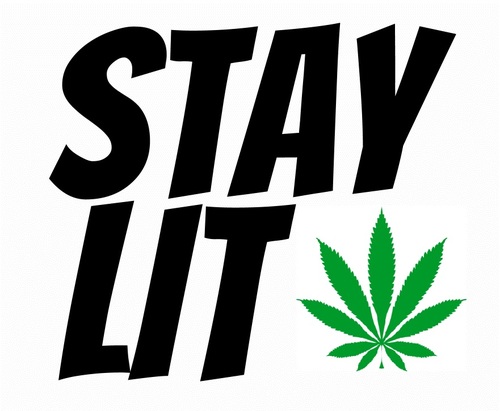 #StayLit. Push peace and tree. No time for the drama. Smoke one!