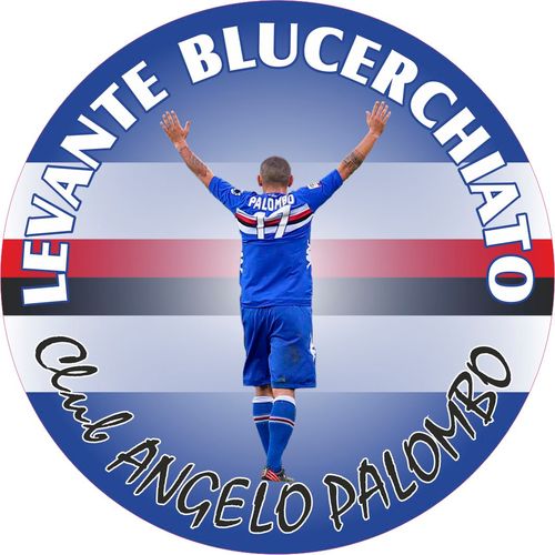 GRUPPO DEL SAMPDORIA CLUB LEVANTE BLUCERCHIATO ANGELO PALOMBO
