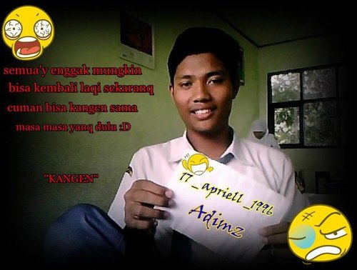 Jangan pernah menangisi seseorang yang tidak akan pernah menangisi Mu :)