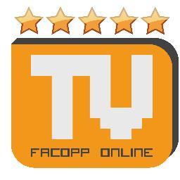 Notícia, diversão e conhecimento. Três temas importantes. Feitos pra você. TV Facopp, 6 anos.