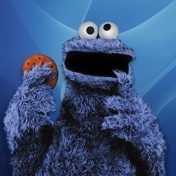 Cookie Monster, Follow me And I Follow Back (:
