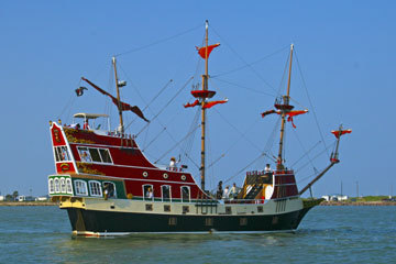 BlackDragonCrew's profile picture. Black Dragon Pirate Ship sails daily from Pirate's Landing in Port Isabel Texas!!
