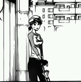 Ikumi Unagiya, proud owner and manger of the Unagiya shop! We provide fast, cheap,and reassuring service- wait, EELS?! This isn't a restaurant, dumbass! #Bleach