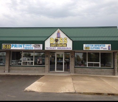 Printing services from business cards to postcards, banners, signs, photocopying, canvas prints and custom imprinted clothing+15,000 office supplies.