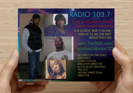 UP AND COMING RADIO SHOW RADIO 103.7 CAN BE HEARD AT http://t.co/RBewtsWnvf
#DMVBASED