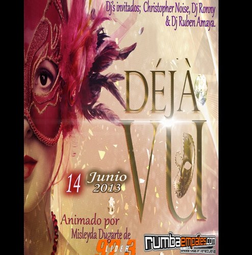 Déjà Vú Party viene con la mejor Iluminación donde sera protagonista la noche de Neón junto a @DjRonnyMerida @DjChrisNoise