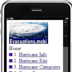 Hurricane Prepardness and Updates designed for your mobile