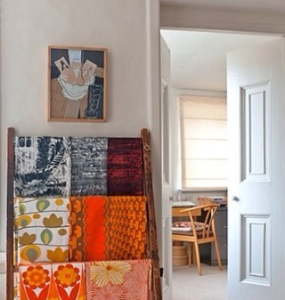 Reworking vintage fabrics into contemporary soft furnishings