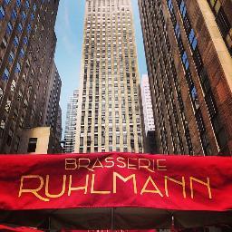 Located in the heart of #RockefellerCenter Brasserie Ruhlmann features exquisite french cuisine as prepared by executive chef Laurent Tourondel.