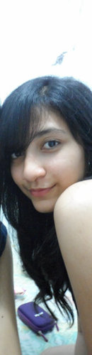 I love to put a curve on my lips :)