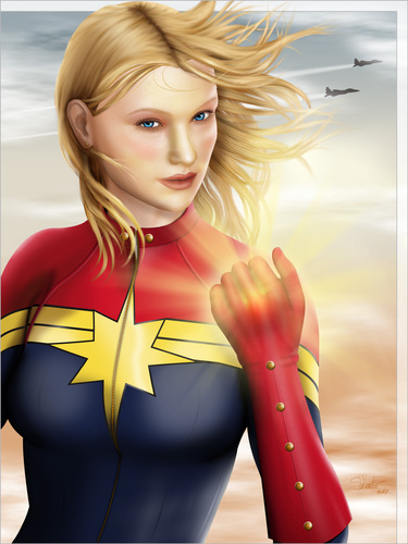 Hello Carol Danvers Here, or Captain Marvel! i grew up normal, i had several mission's with the Avengers ,before i could join them. [DC Owns/Non-cannon] #Single