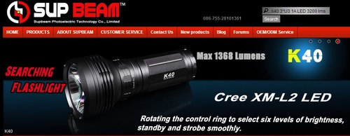 SupBeam main products:Cree LED Flashlight Led Torch,Tactical Light,Cree led torch,Bicycle Light,Headlamp,Camping Lantern,Weapons Light,diving light.