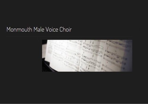 MonmouthMVC's profile picture. Monmouth Male Voice Choir