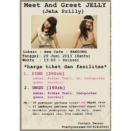 Meet and Greet @JELLY_duo di Bandung? HTM - Fasilitas - Lokasi? Cek Avatar dan Favorite!! Buruan beli tiketnyaaaaa!!