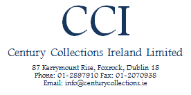 CentCol's profile picture. Century Collections Ireland Ltd offer a comprehensive debt recovery service to financial institutions, SME's & large commercial enterprises throughout Ireland.
