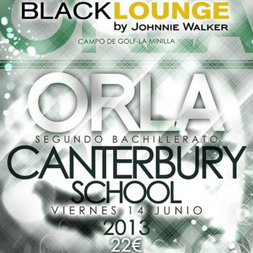 Orla Canterbury, 14 de Junio 2013. Acaba la PAU y empieza tu VERANO celebrándolo (22 euros, barra libre de 00:00 - 05:00)