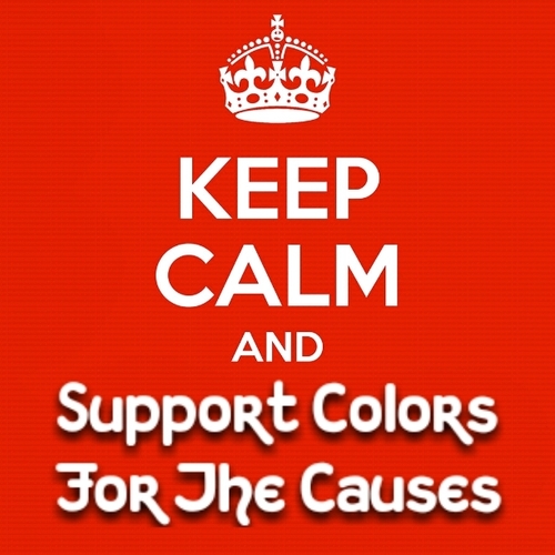 Plz help support these causes....Pink-#breastcancerawareness Red-#stopbullying Yellow-#sayNOtosuicide Blue-#stopchildabuse #support