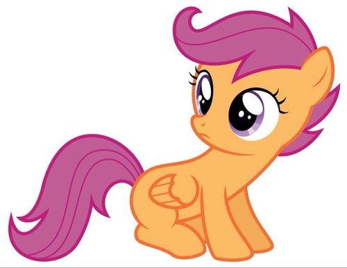 Im Scootaloo! Im wicked on a scooter, and a member of the CMC. One day I wanna be as cool as @MiF_RainbowDash((EST))