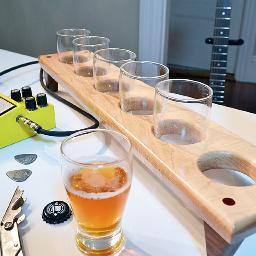 We love and make the following awesome things: #guitar #cutting board #beer sampler #beer flight paddle #craftbeer
