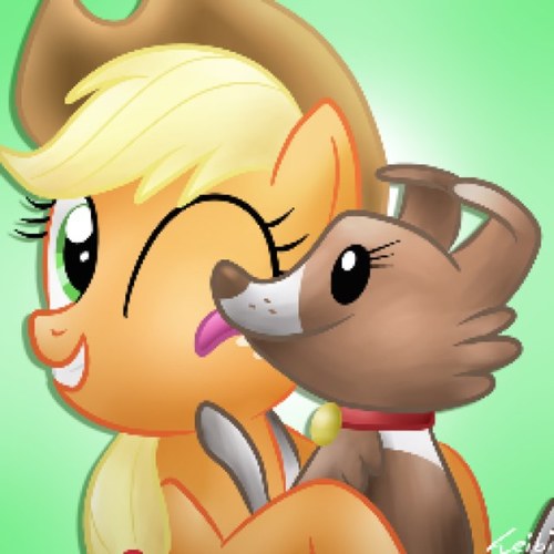 Howdy! Ah'm Applejack. Ah live on ov'r at Sweet Apple Acres, an' I got one uh these darned Tweeter things 'cause Pinkie Pie told me how much fun it'd be. (EST)