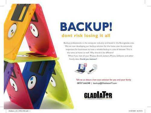 GladiatorIT are Independent backup professionals who provide full range of backup services which include design,implementation plus a support network....
