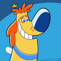I am a magic fairy dog that belongs to a kid with fairy godparents, Timmy Turner.