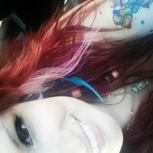 I'm different. Quite random. Fun. Artistic. Loyal. Proud mother. Peace. My one true strength is love. I enjoy body modification. I stretch my lobes big. \m/