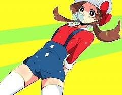 Hiya! Im Lyra! Im a trainer! Me, Marill,Furret,Ampharos,Umbreon,Tyhlosion, Meganium and Rhydon do it right!!#PKMNRP#shy