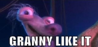 Is this thing on? Hello? Oh well, GRANNY SLOTH IS ON TWITTER! If you dont like me, i dont like you. Deal with it..