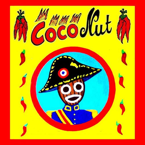 Coco Nut was born in France, lived successively in Paris, West-Berlin, New Orleans, Guadeloupe F.W.I.
Artiste Brut, he does paintings, sings & plays Banjo