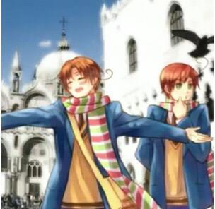 Ve~ Ciao! Mi chiamo Feliciano Vargas! Once a lone werewolf but now simply a cheerful Italian~ {Gakuen AU}