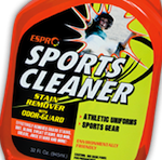 ESPRO Sports Cleaner is an outstanding stain remover specially formulated for tough athletic stains.