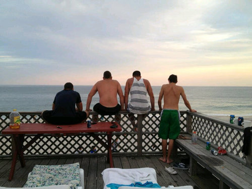 Life is a beach and im just playin in the sand
