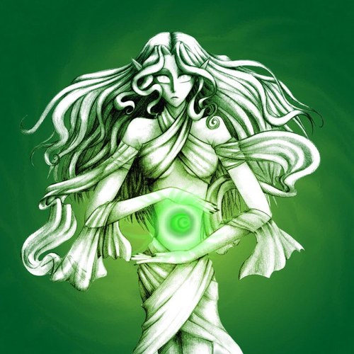 The Goddess of courage, i am Farore. With my rich soul i gave birth to life. i will watch over it with my undying will. I give power to those whos courage great